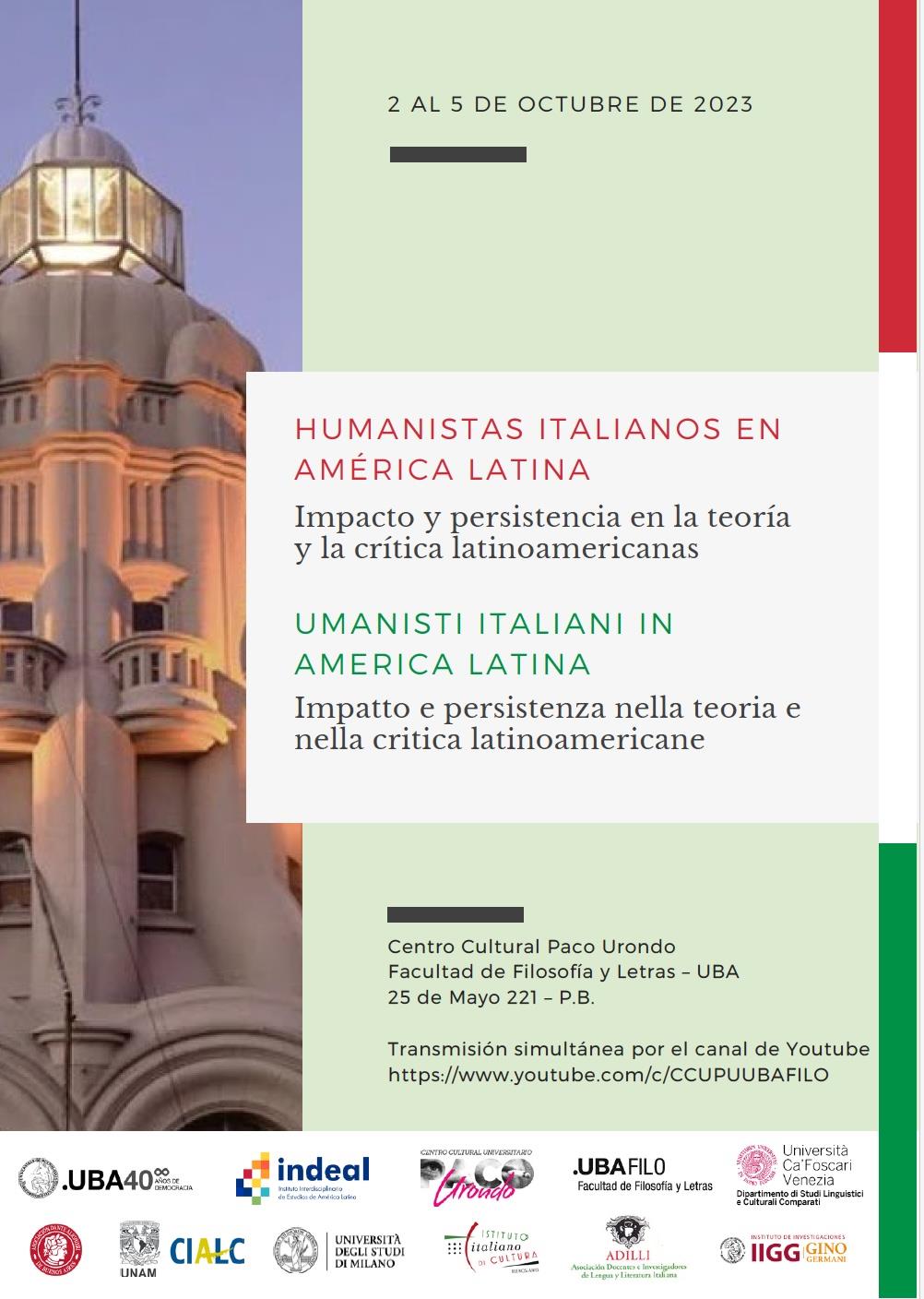 HUMANISTAS ITALIANOS EN AMÉRICA LATINA